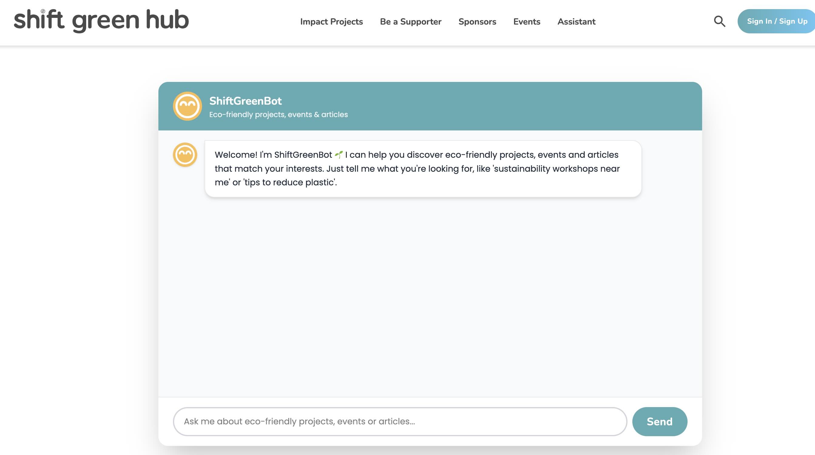 ShiftGreenBot, a RAG product finder in production