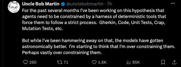 Uncle Bob about this