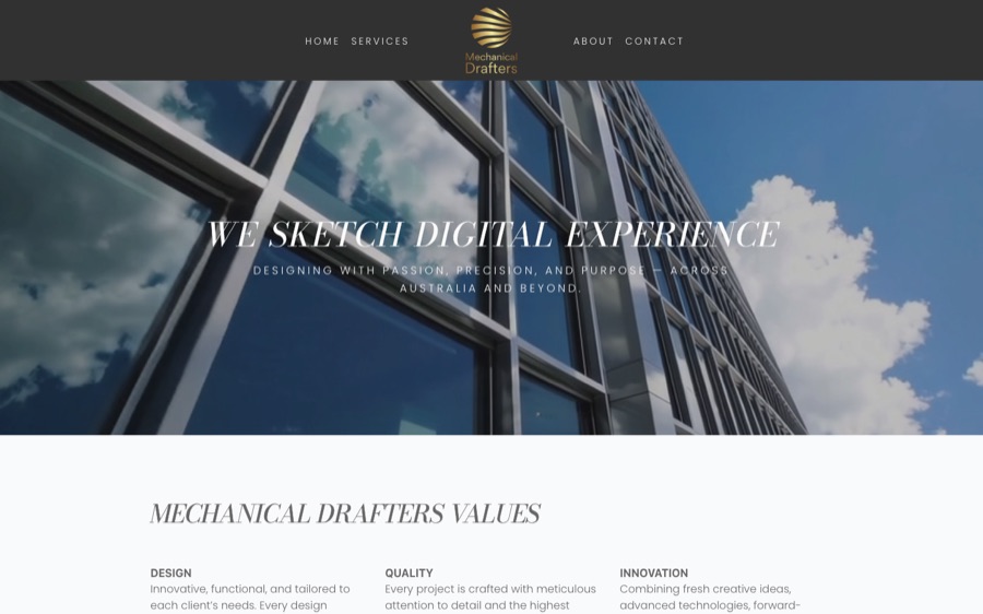 Mechanical Drafters website